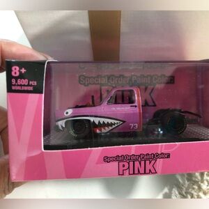 Pink Toy Car with Shark Design